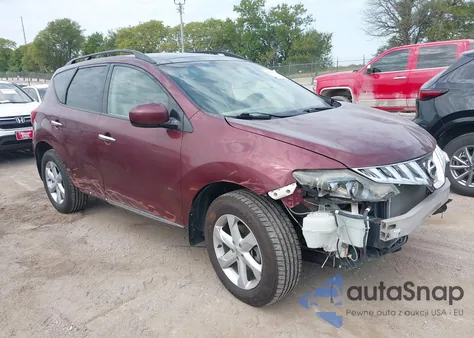 2009 Nissan Murano Sl z USA, uszkodzony, nr VIN JN8AZ18W69W145907